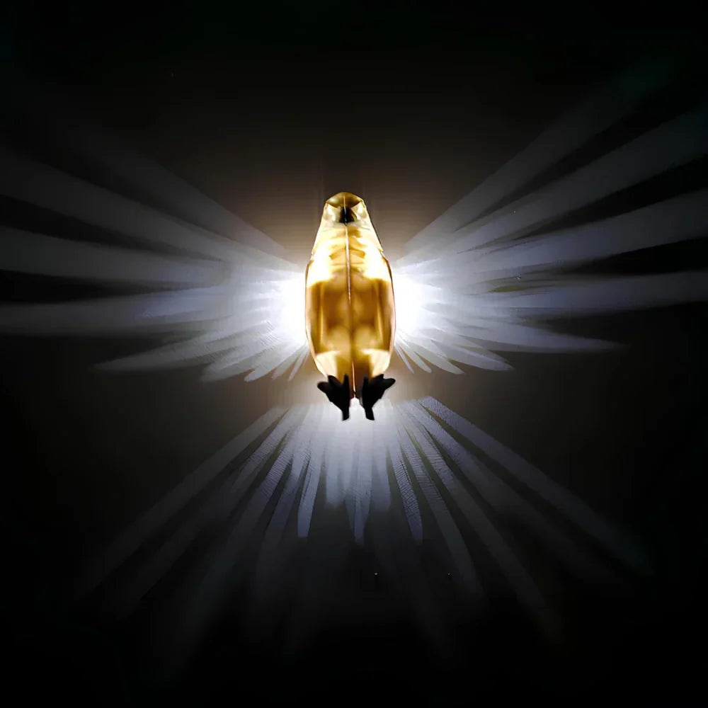GlowFlügel Gartenleuchte modern LED Schmetterling solarbetrieben