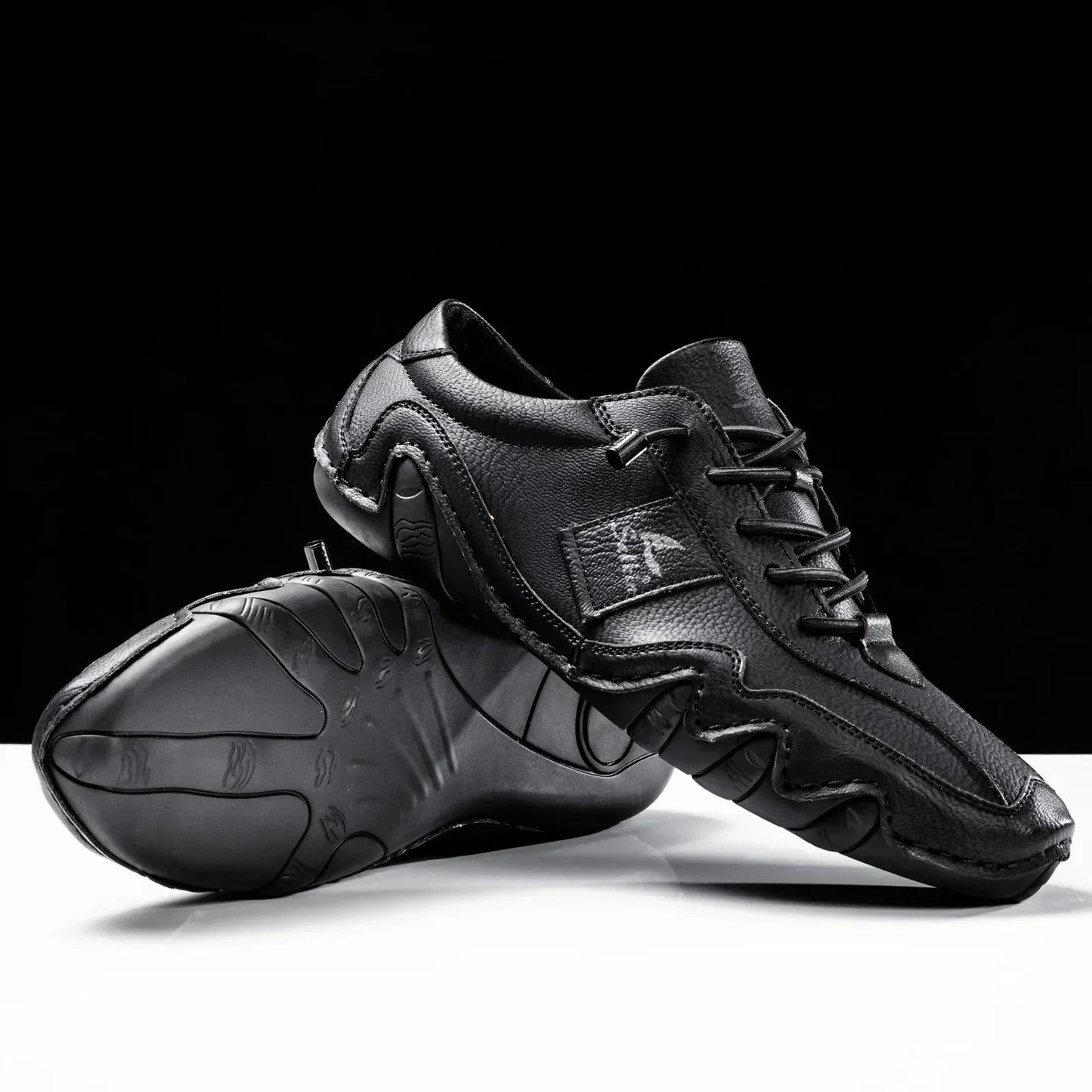 Komfortable Herren Lederschuhe mit rutschfester Sohl