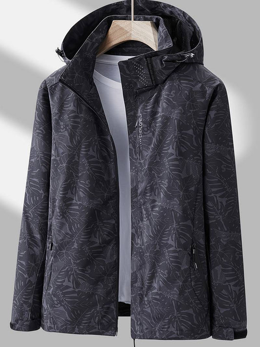 Wasser- und winddichte Damen Outdoorjacke mit Kapuze