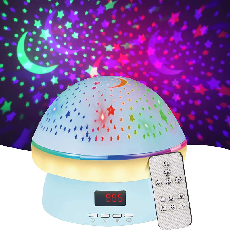 GlowLight – Magischer Sternenprojektor mit 16 Farbe & Timerfunktion