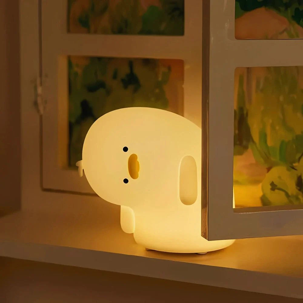 Nachtlicht Kinder Silikon – Dimmbare LED & Einschlaffunktion