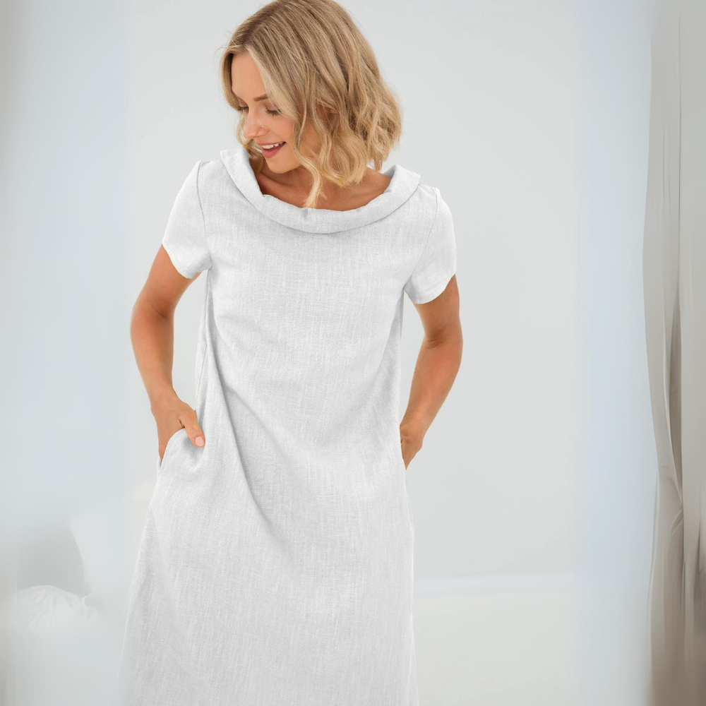 Luftiges Leinenkleid