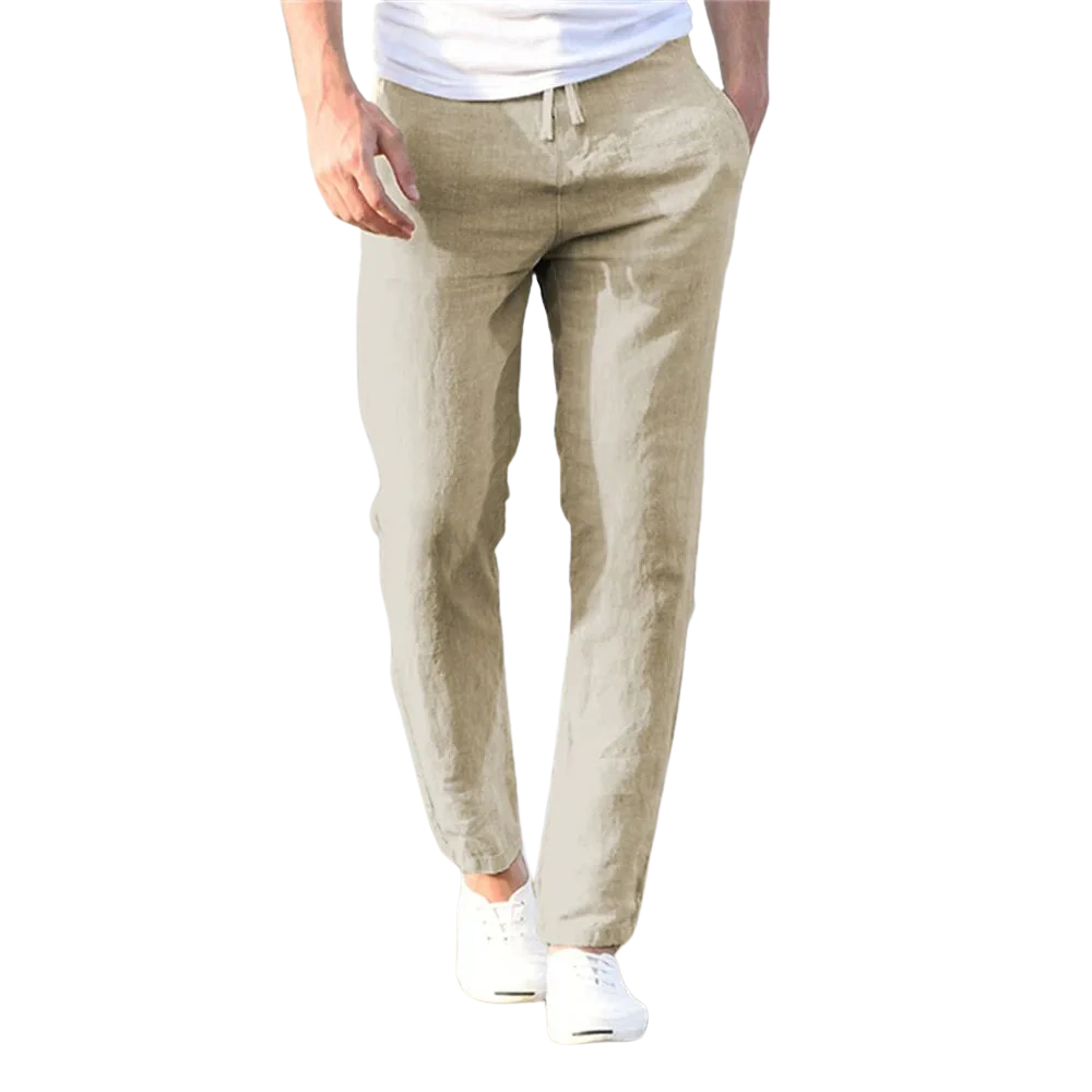 Leichte Herren Leinenhose, casual und komfortabel