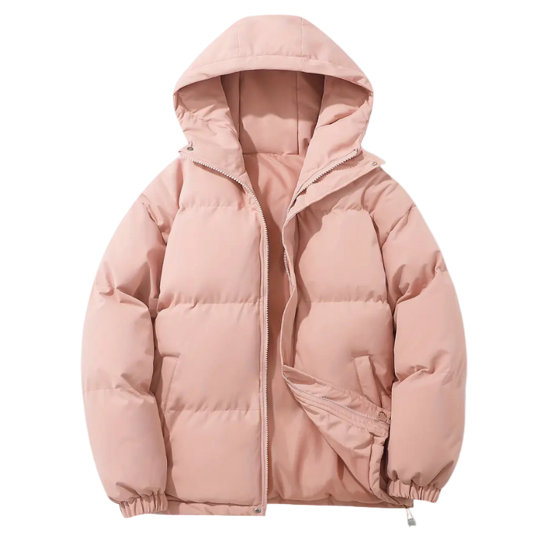 Wattierte Herren-Pufferjacke mit Kapuze wasserdicht