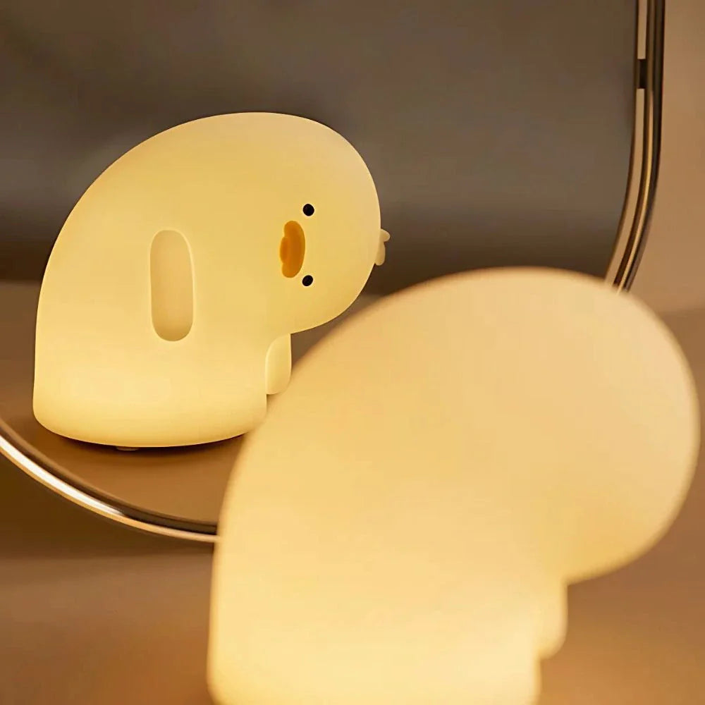 Nachtlicht Kinder Silikon – Dimmbare LED & Einschlaffunktion