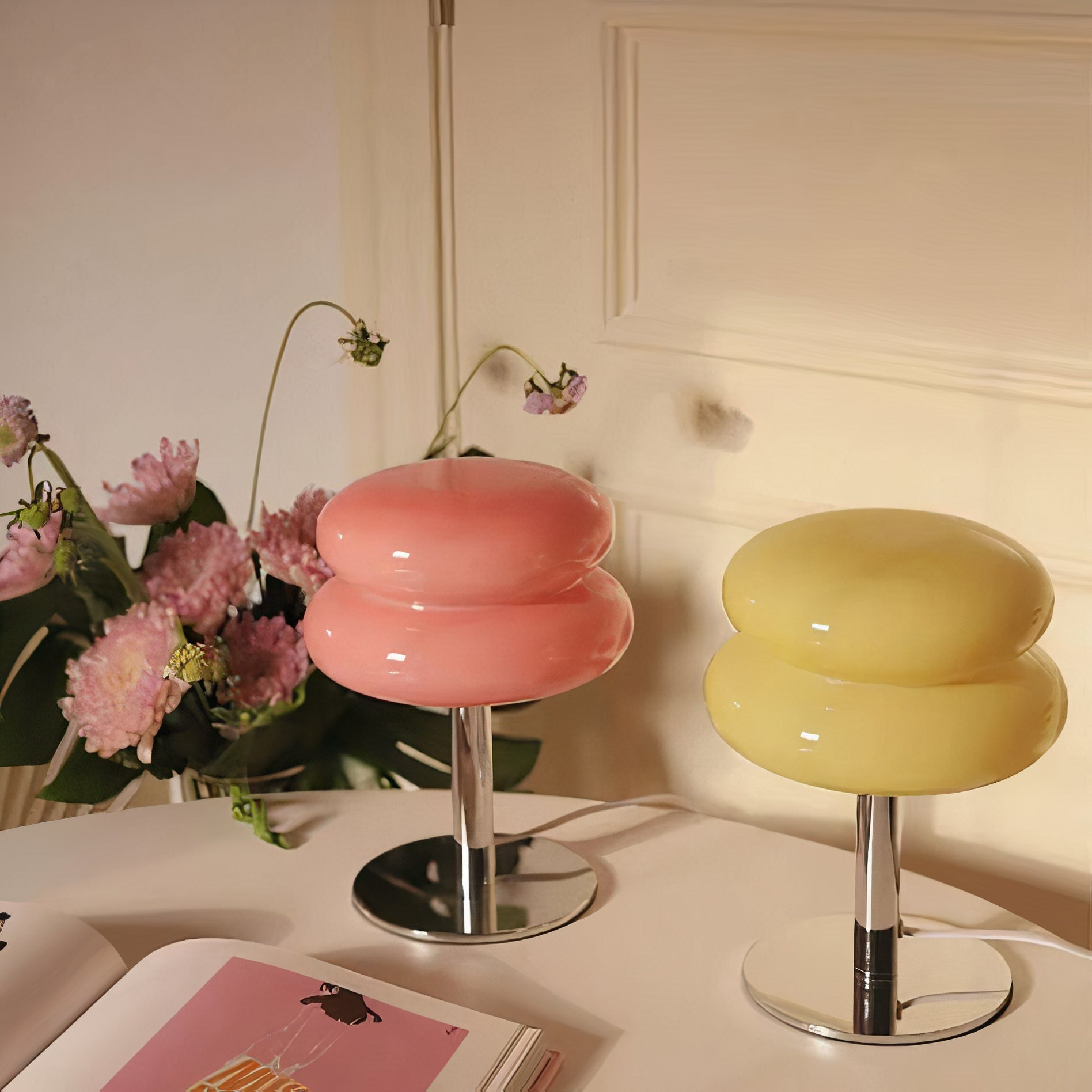 klassische Macaron Tischlampe