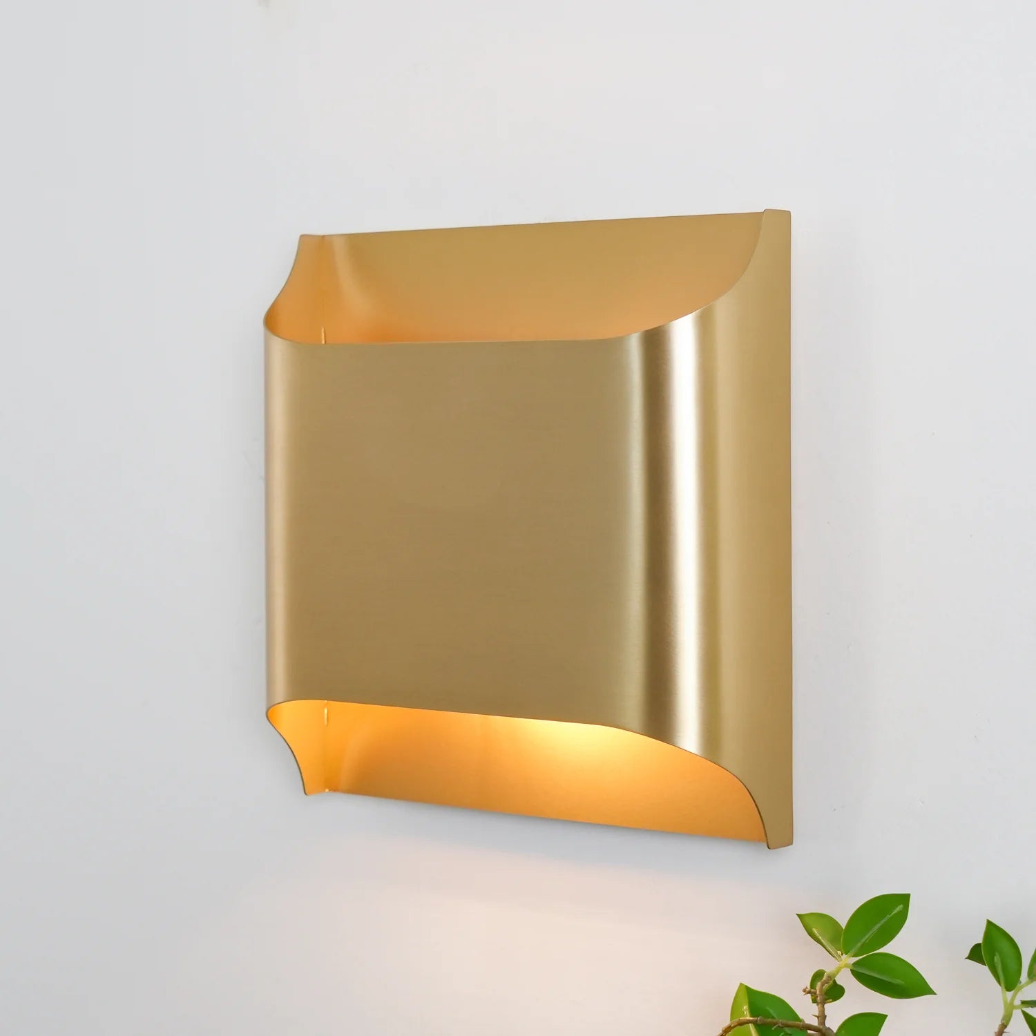 Leclerc Form Messinglampe