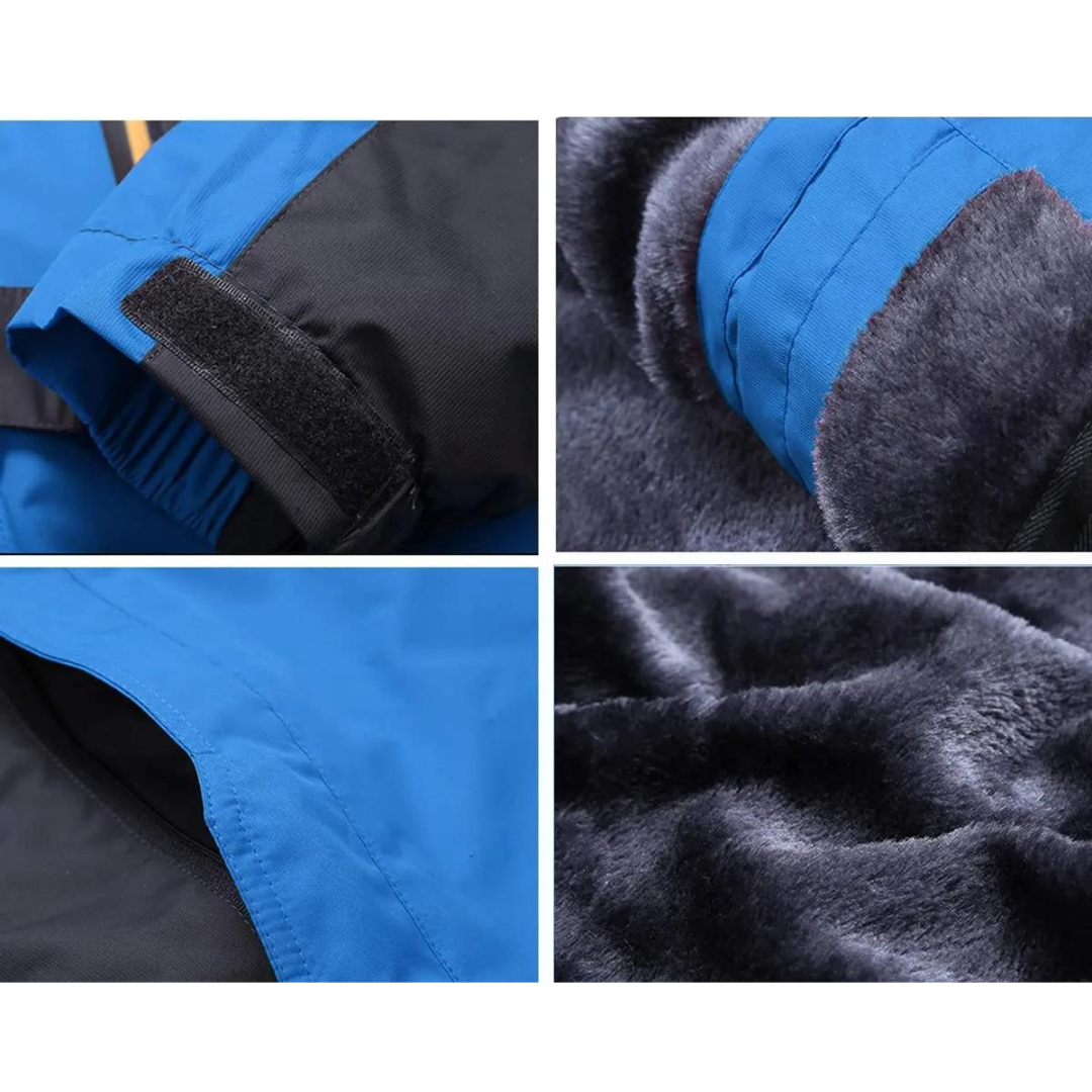 Herren Outdoor Winterjacke wasserdicht mit warmem Fleecefutter