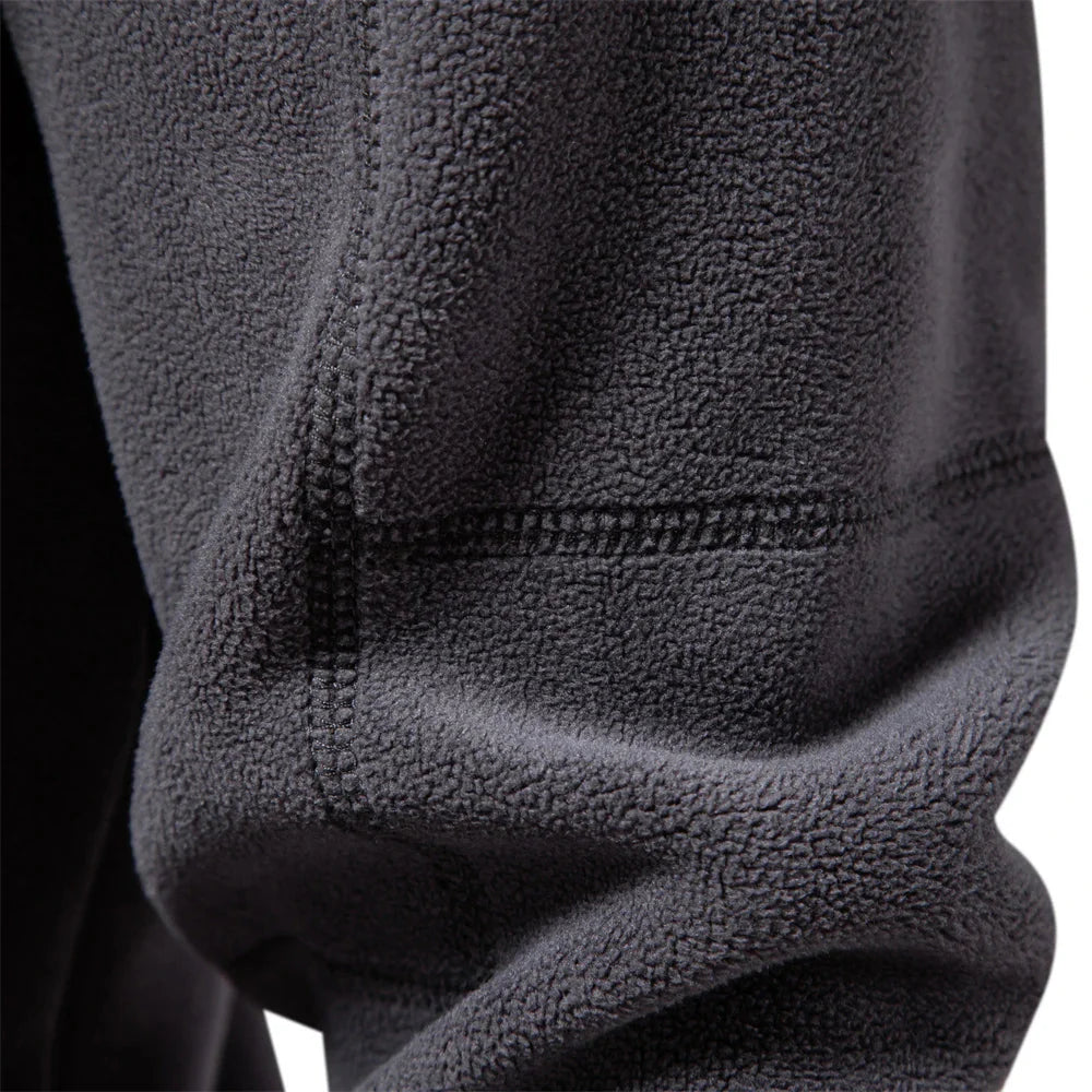 Arne | Fleecegefüttertes Sweatshirt mit hohem Kragen und verstellbarem Saum