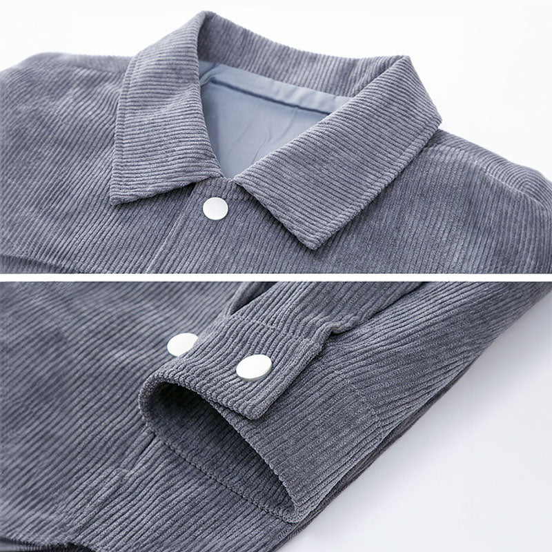 Klassische Herren Cordjacke für den Übergang