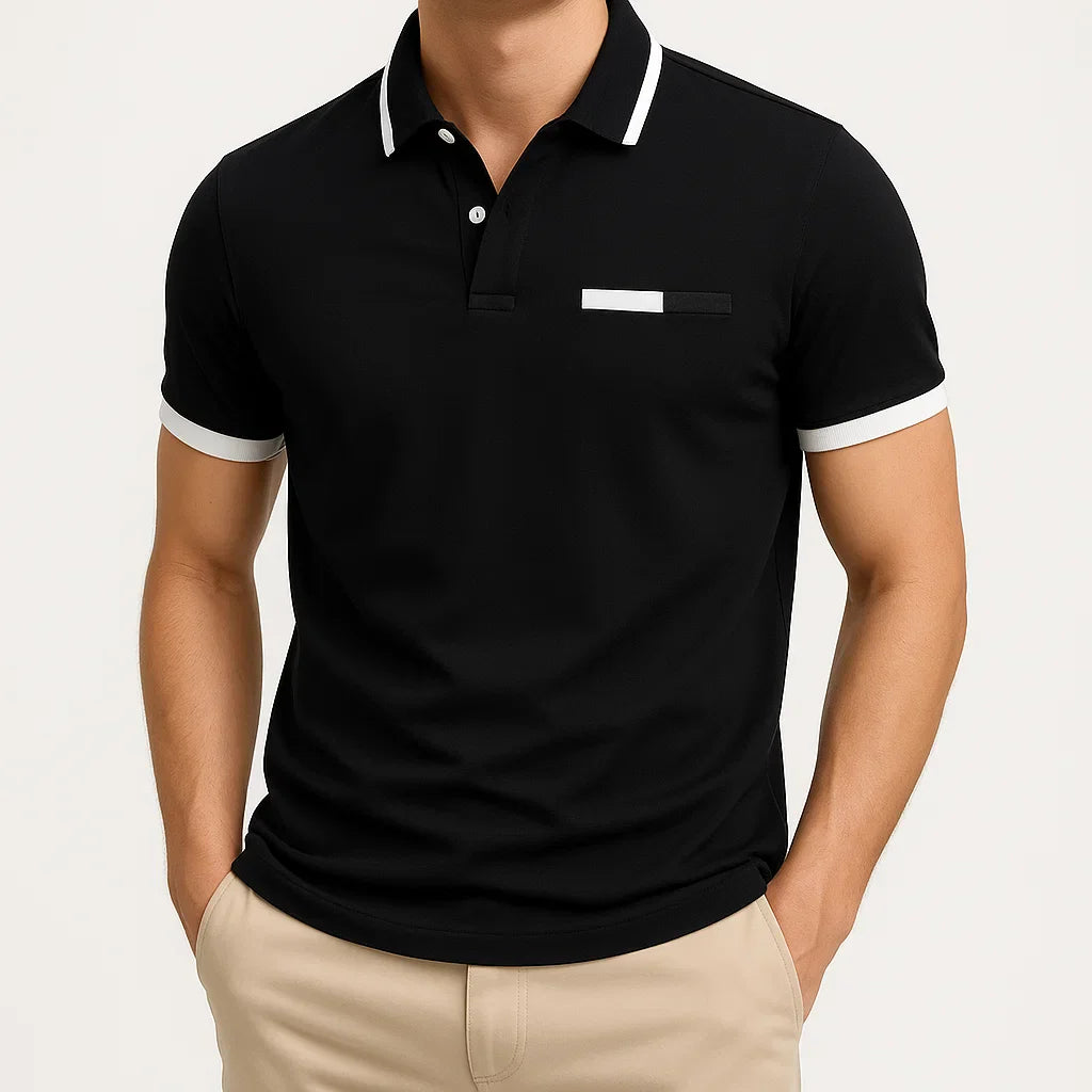 Elegantes Kurzarm-Poloshirt für Herren