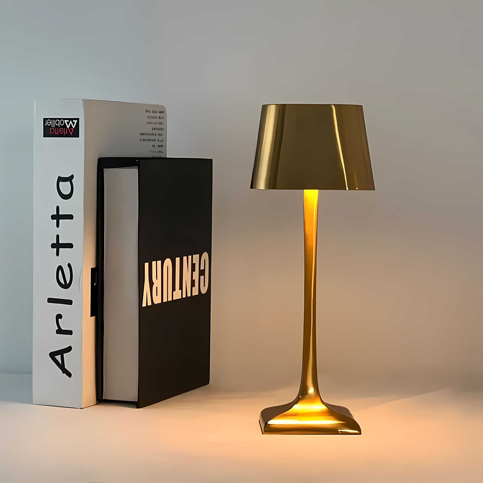 Moderne kabellose Tischlampe