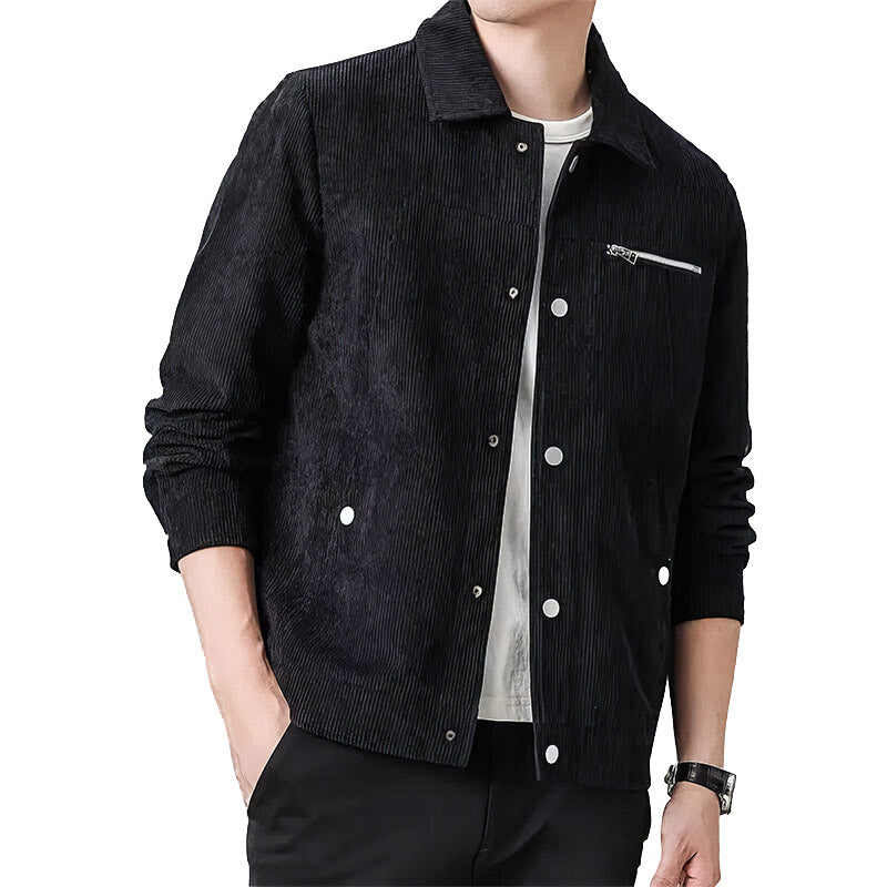 Klassische Herren Cordjacke für den Übergang