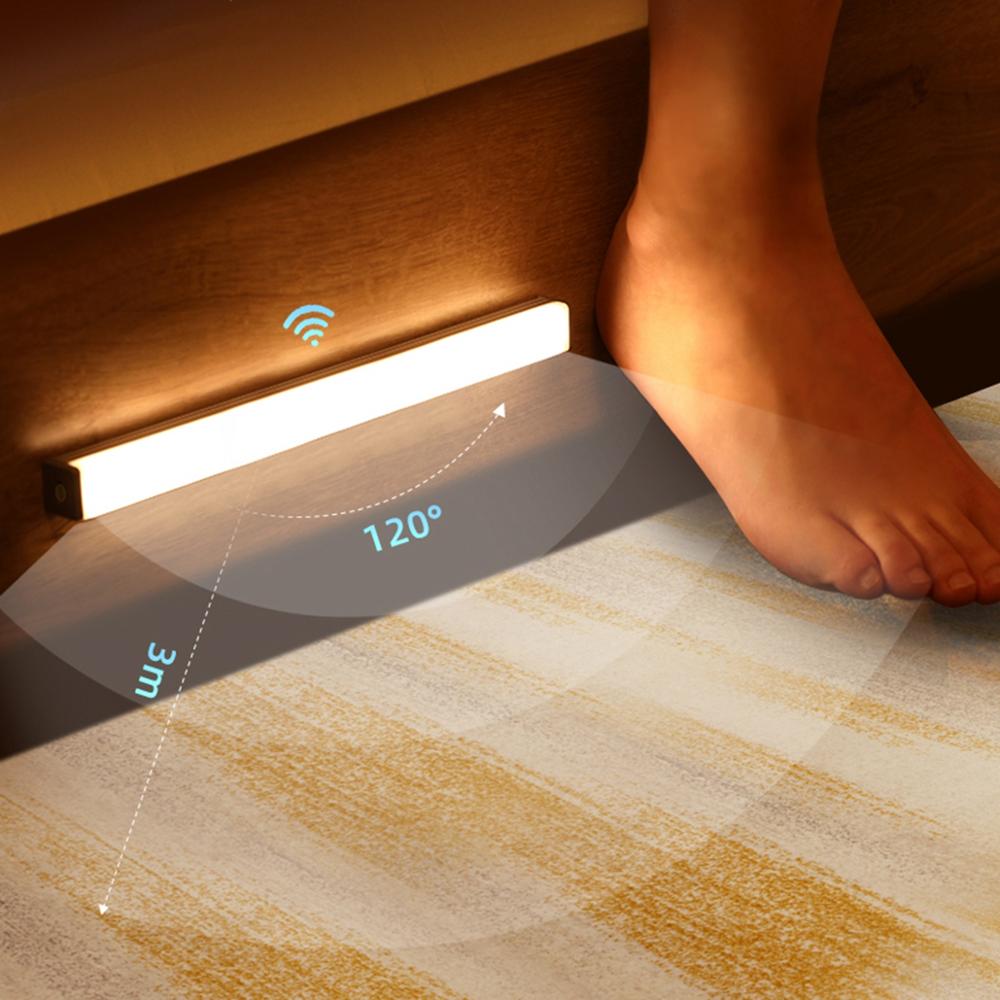 LumiSense Bar – Drahtlose LED-Leuchtenarmatur mit Bewegungssensor & USB/AAA-Stromversorgung
