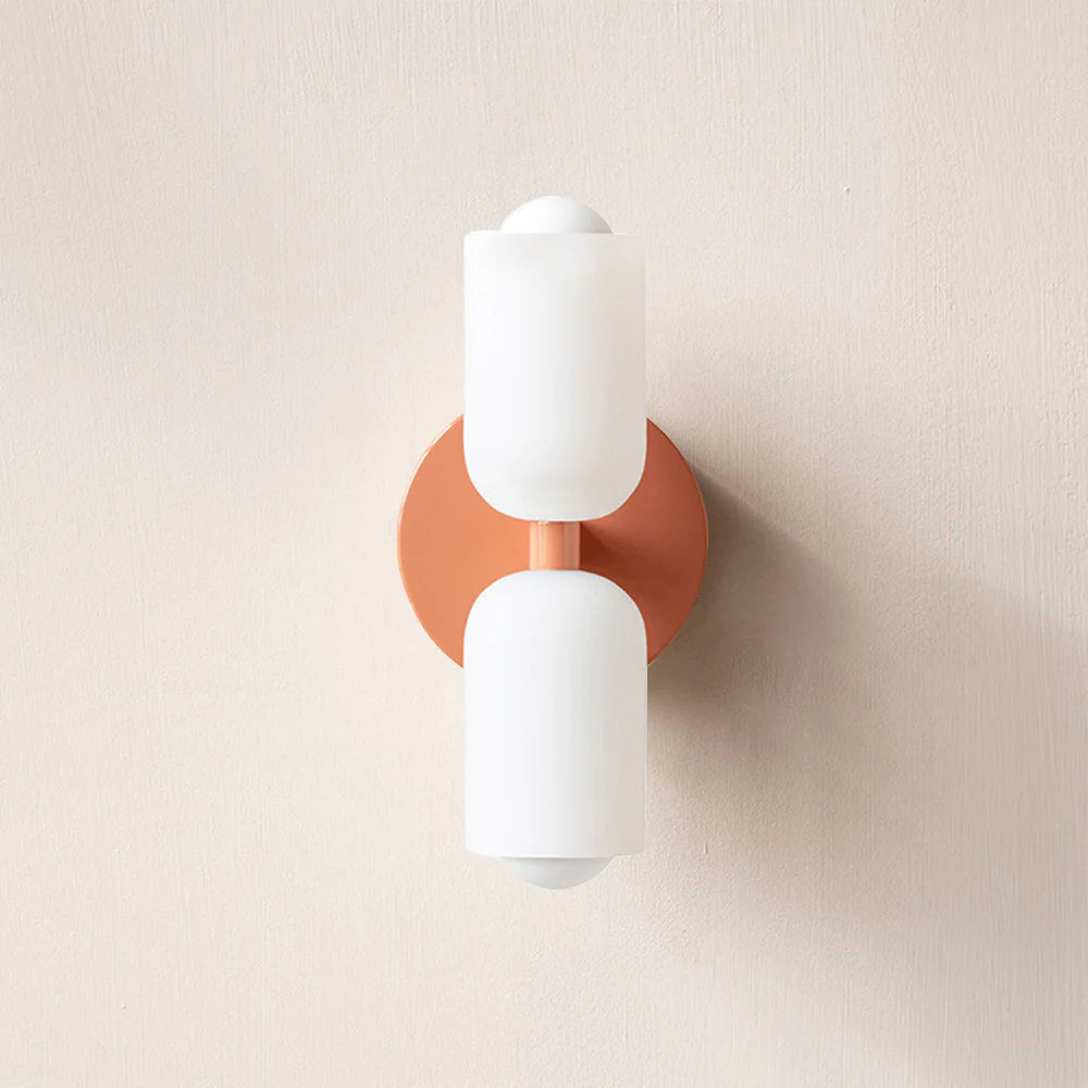 Creative Kerzenform Doppelkopfwandlampe