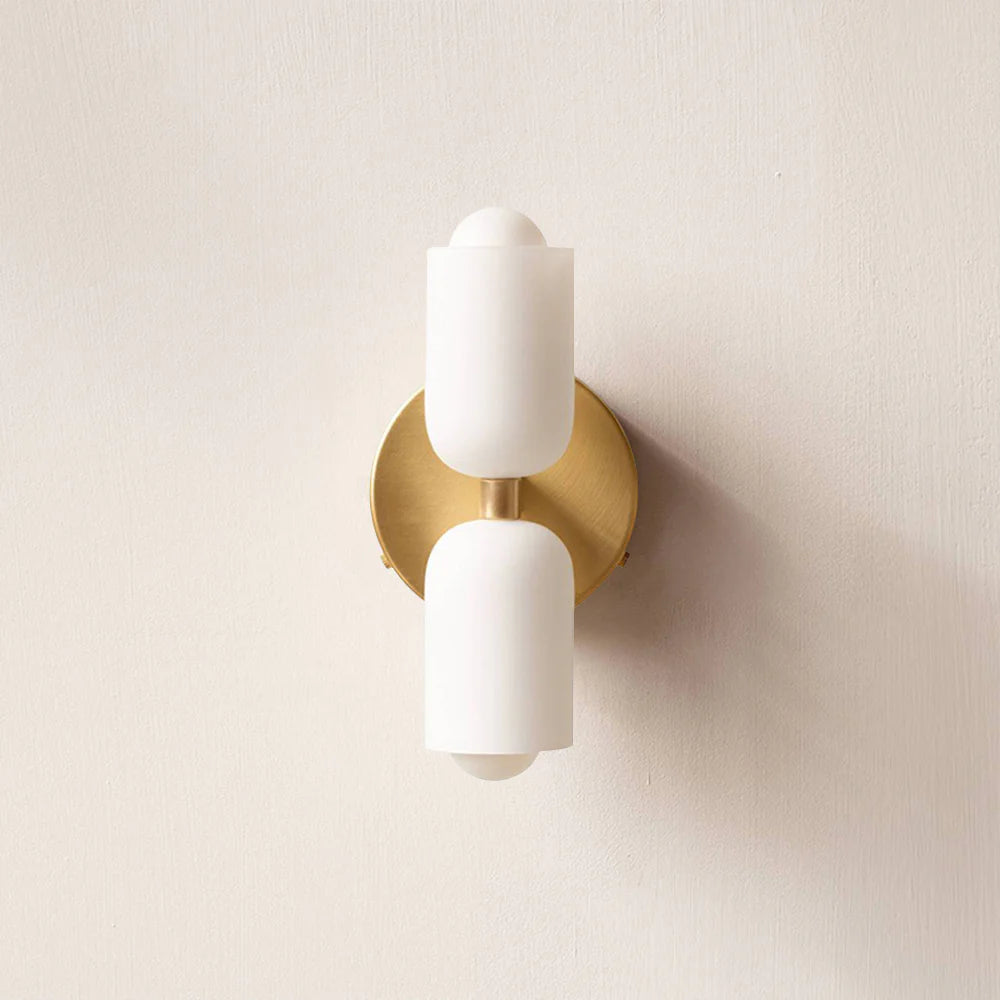 Creative Kerzenform Doppelkopfwandlampe