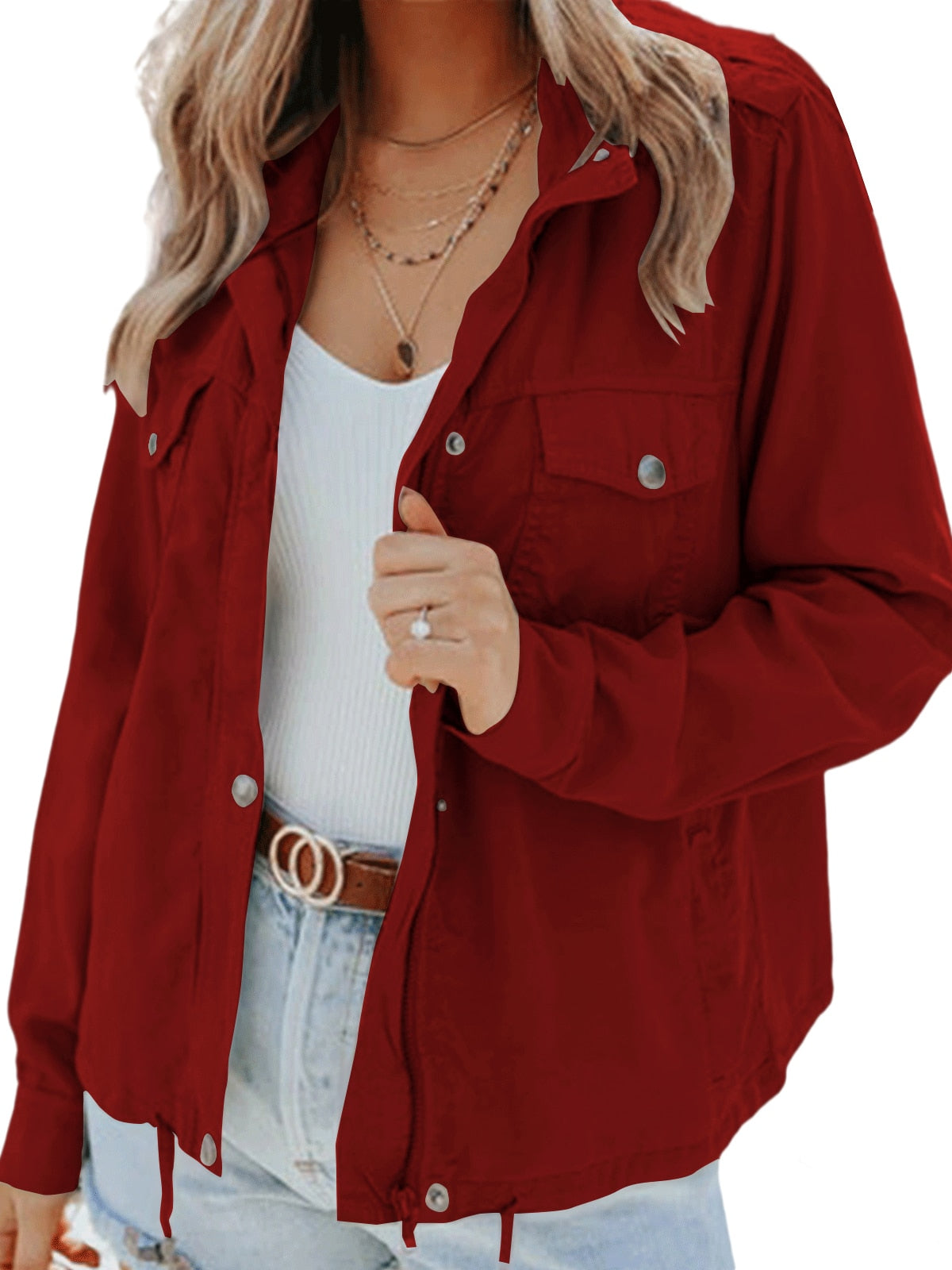 Moderne Damenjacke mit lässigem Schnitt und urbanem Look