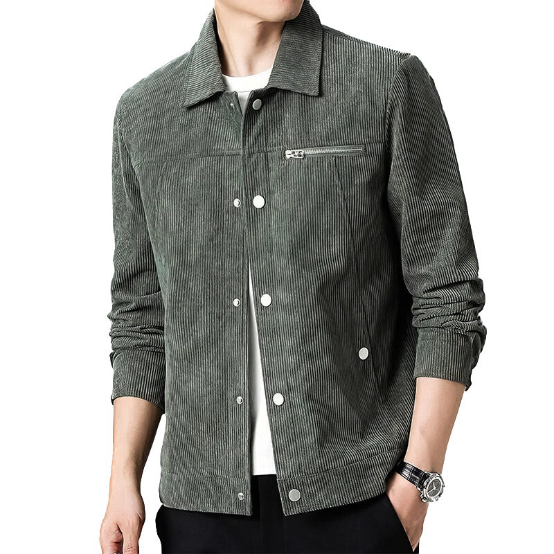 Klassische Herren Cordjacke für den Übergang