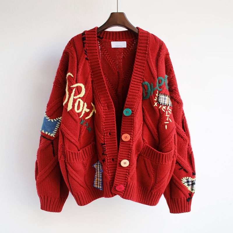 Damen Cardigan Strickjacke Casual