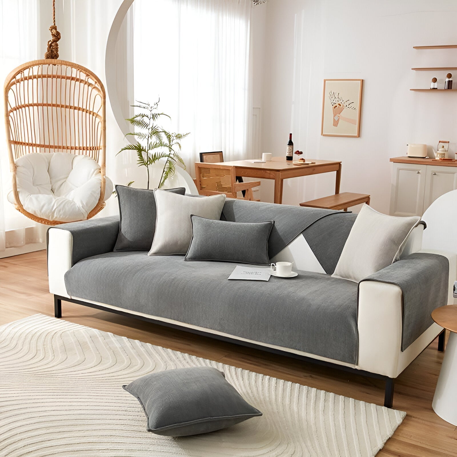 Sofabezug – Dehnbarer Möbelschutz für Sofa und Couch