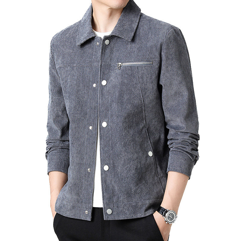 Klassische Herren Cordjacke für den Übergang