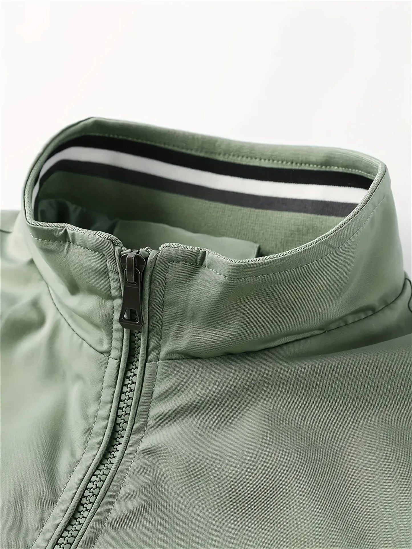 Herren Übergangsjacke mit Kragen aus Polyester für Alltag Sportlich