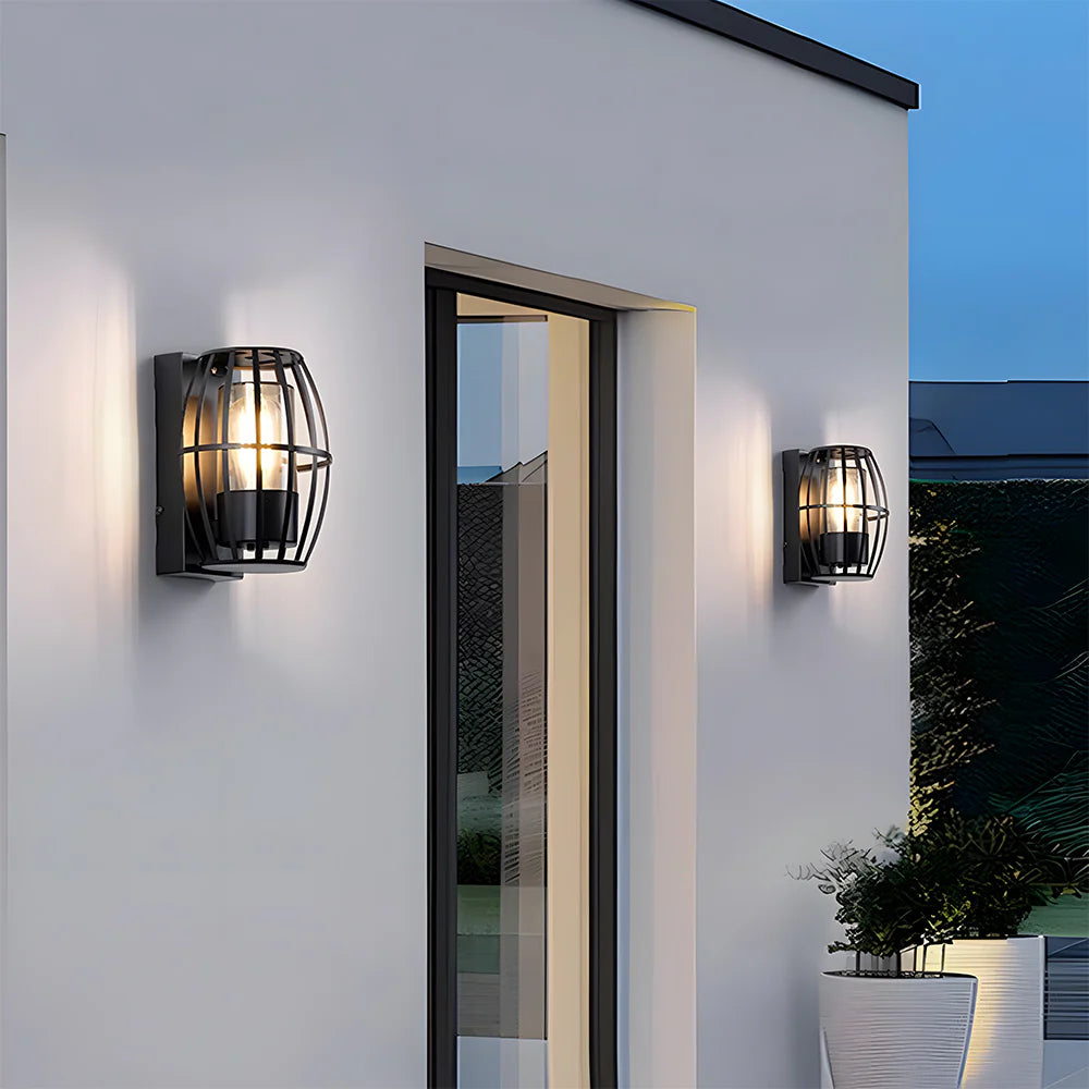 Lantern wasserdichte Außenwandlampe