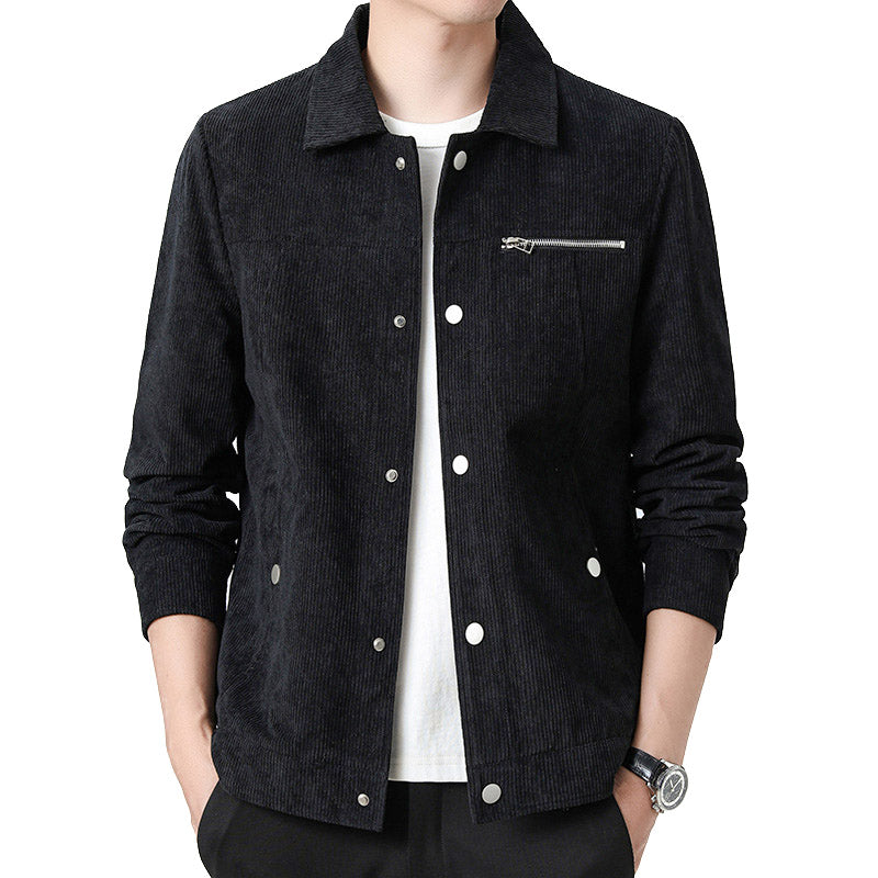 Klassische Herren Cordjacke für den Übergang