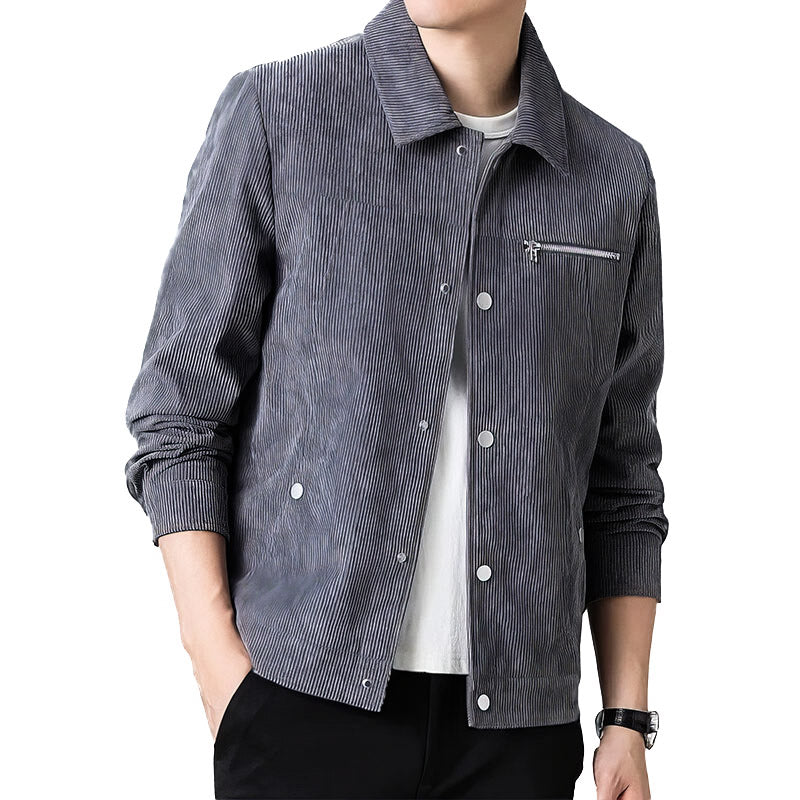 Klassische Herren Cordjacke für den Übergang