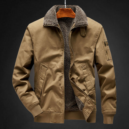 Gefütterte Herren-Fleecejacke für kalte Wintertage