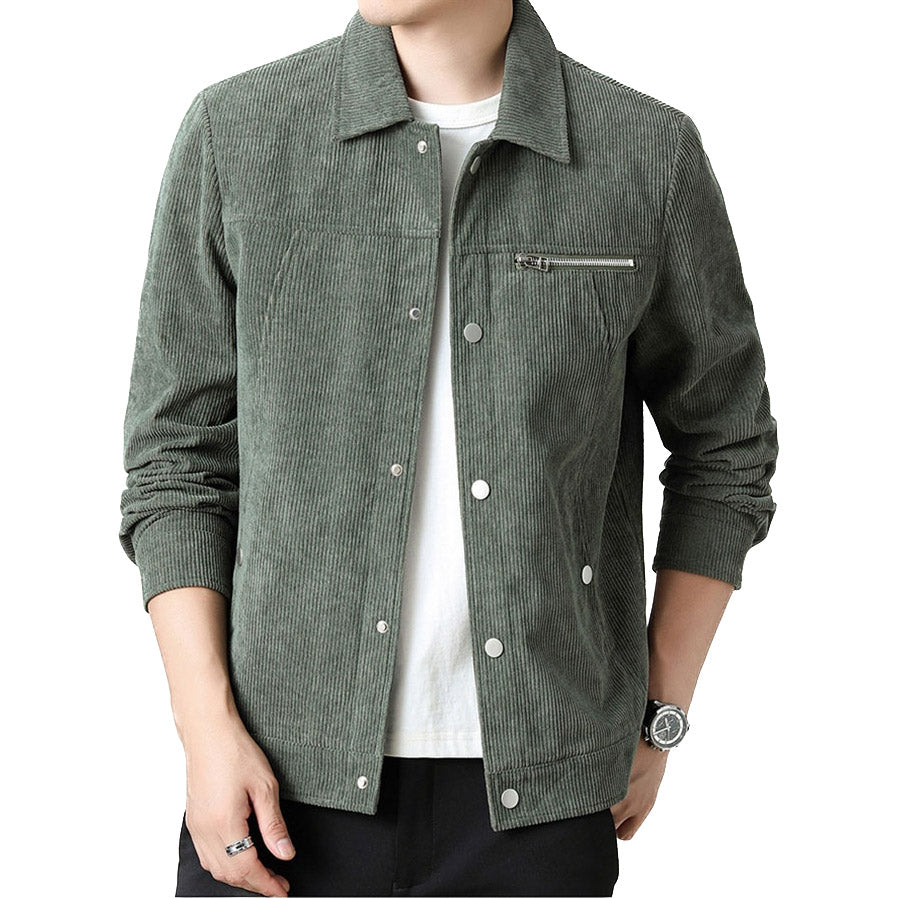 Klassische Herren Cordjacke für den Übergang