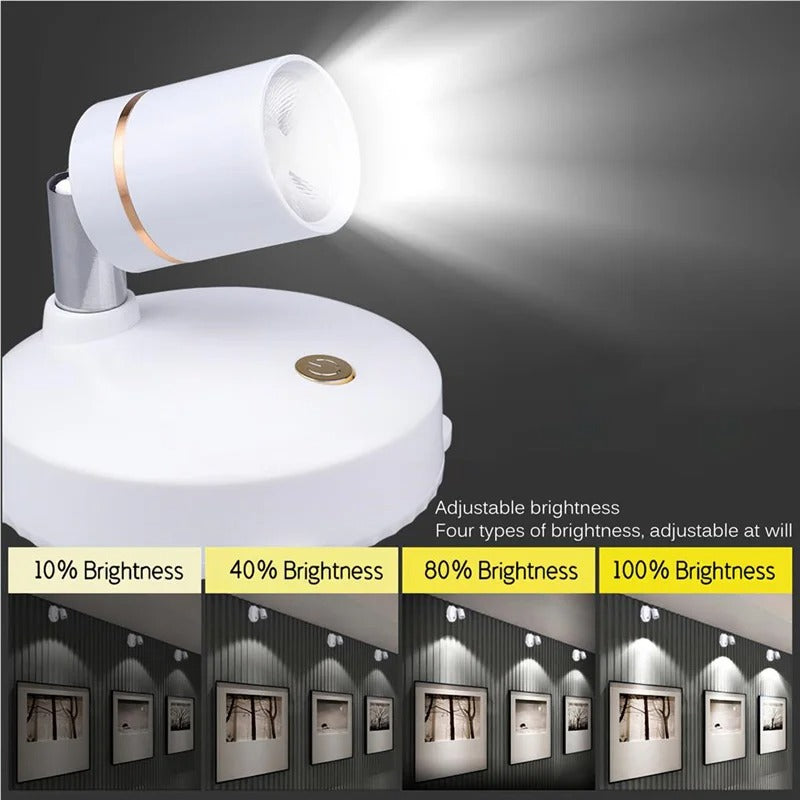 LumiSpot – Kabelloser LED-Strahler mit Fernbedienung