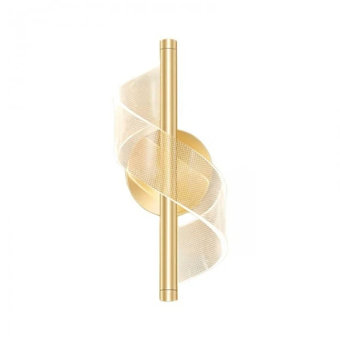 Nordisches minimalistisches Spiralwandlicht