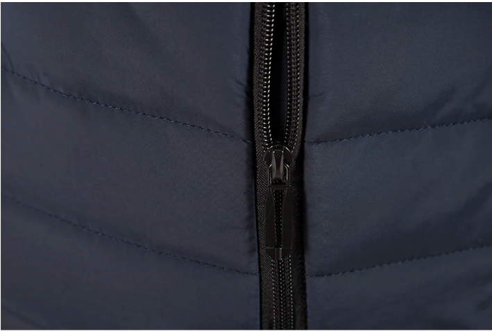 Herren Strickjacke mit Reißverschluss und hohem Kragen