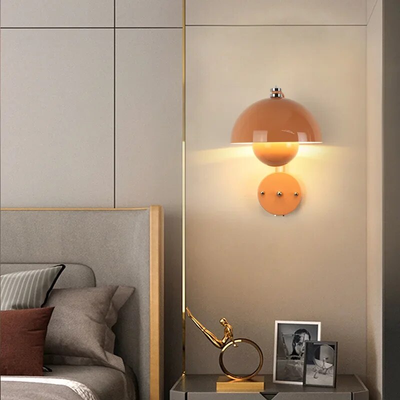 MushroomBloom LED-Wandleuchte - Modernes Pilzdesign