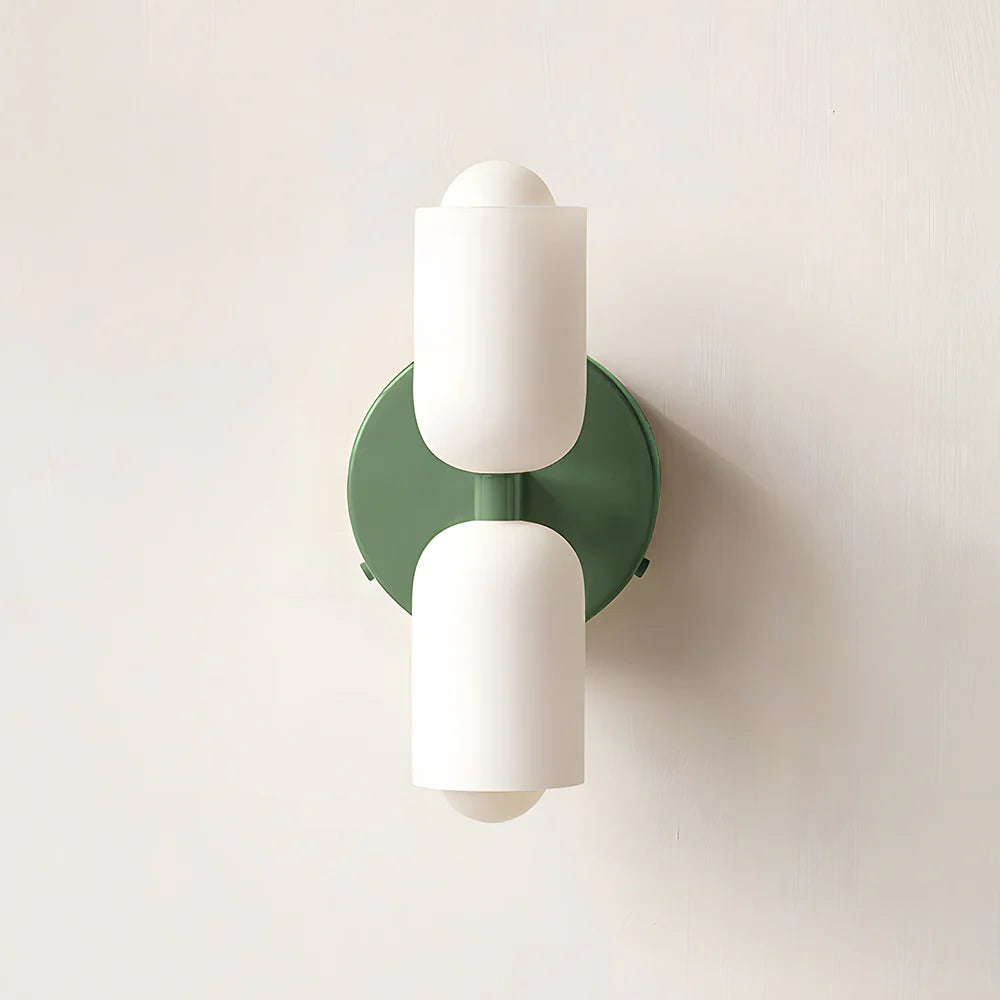Creative Kerzenform Doppelkopfwandlampe