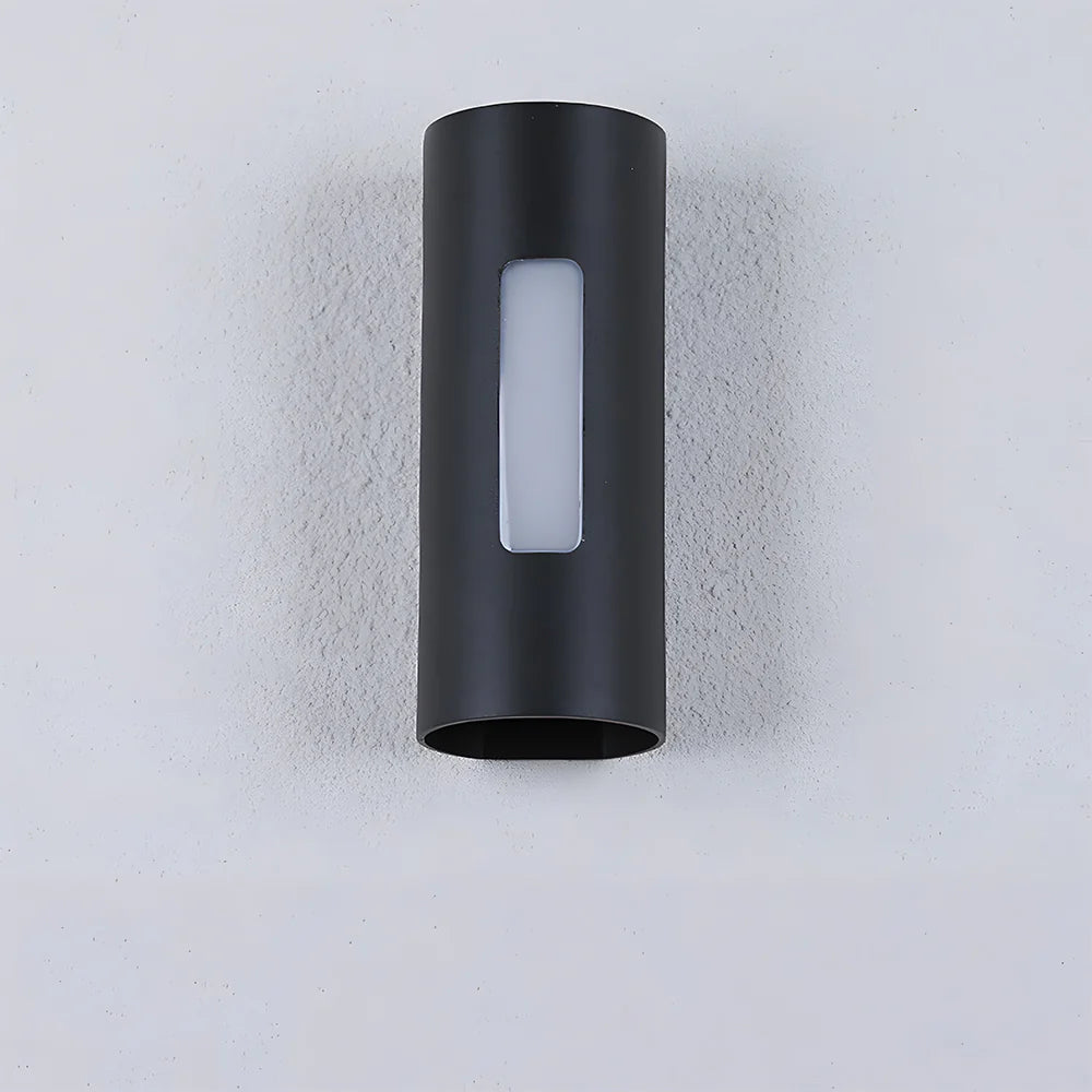 Moderne zylindrische Doppelkopf -IP65 -LED -Wandleuchte im Freien