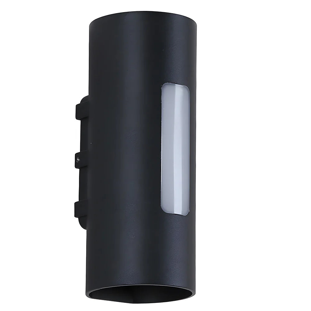 Moderne zylindrische Doppelkopf -IP65 -LED -Wandleuchte im Freien