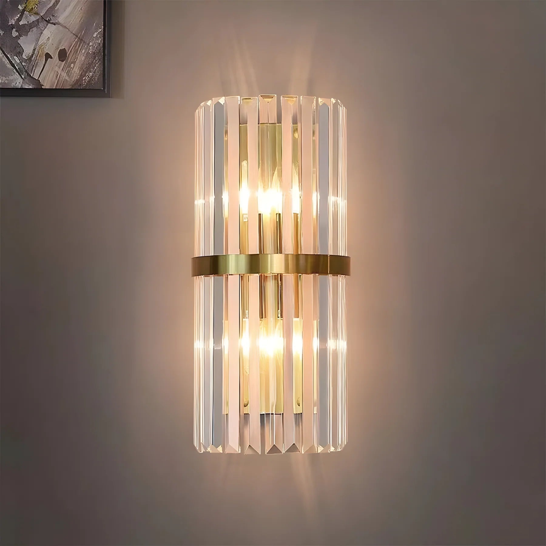 Moderner schicker Edelstahl luxuriöses Wandleuchte