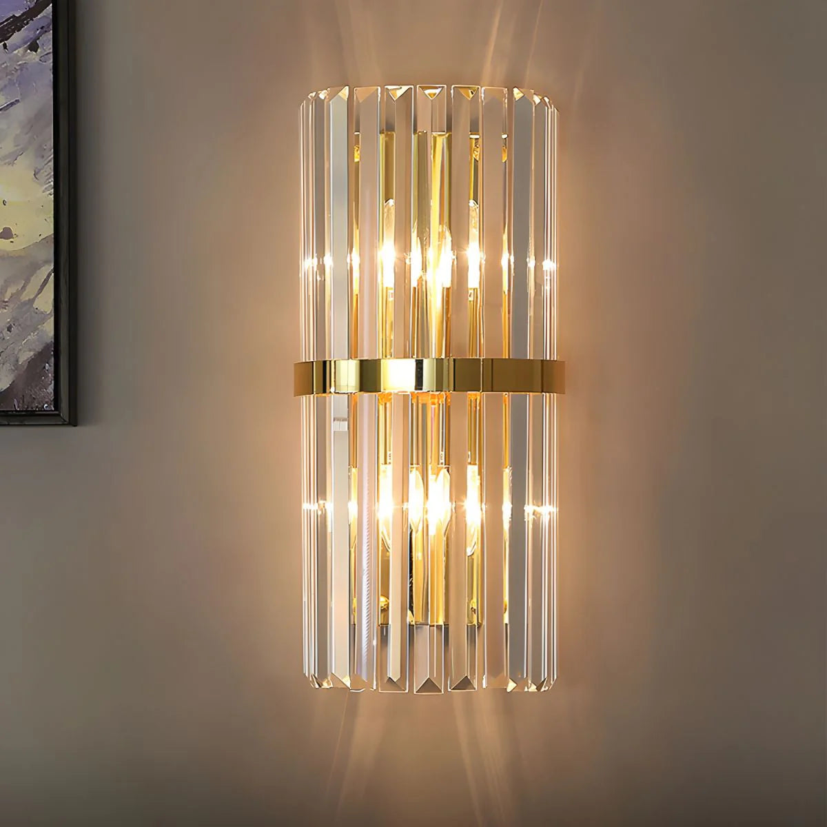 Moderner schicker Edelstahl luxuriöses Wandleuchte