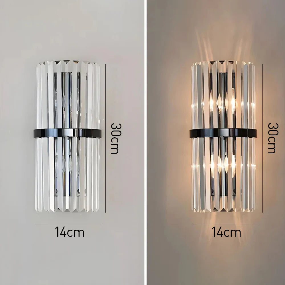 Moderner schicker Edelstahl luxuriöses Wandleuchte