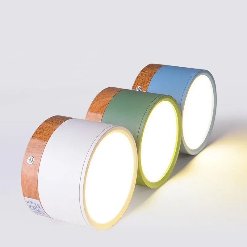 LumiNord – Moderne dimmbare LED Deckenleuchte mit Holzdesign