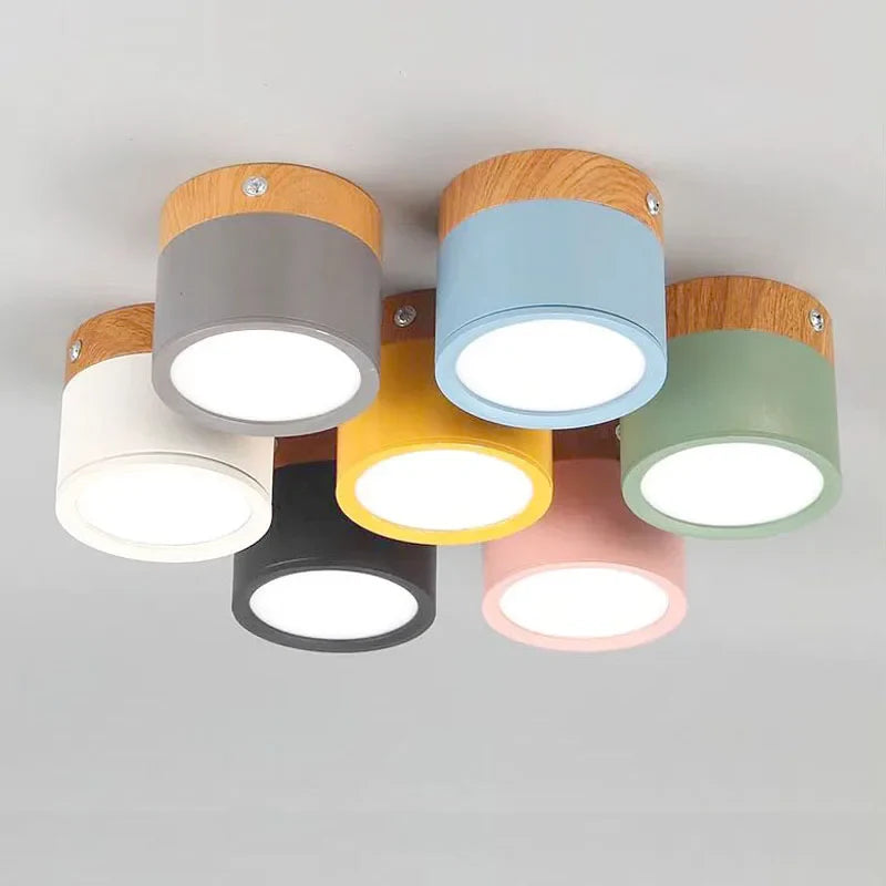 LumiNord – Moderne dimmbare LED Deckenleuchte mit Holzdesign