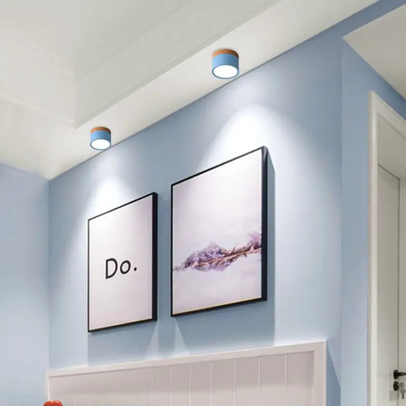 LumiNord – Moderne dimmbare LED Deckenleuchte mit Holzdesign