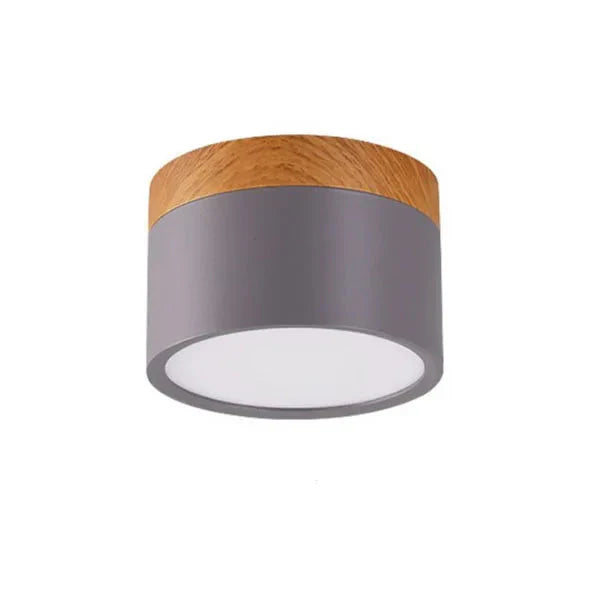LumiNord – Moderne dimmbare LED Deckenleuchte mit Holzdesign
