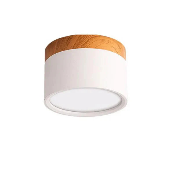 LumiNord – Moderne dimmbare LED Deckenleuchte mit Holzdesign