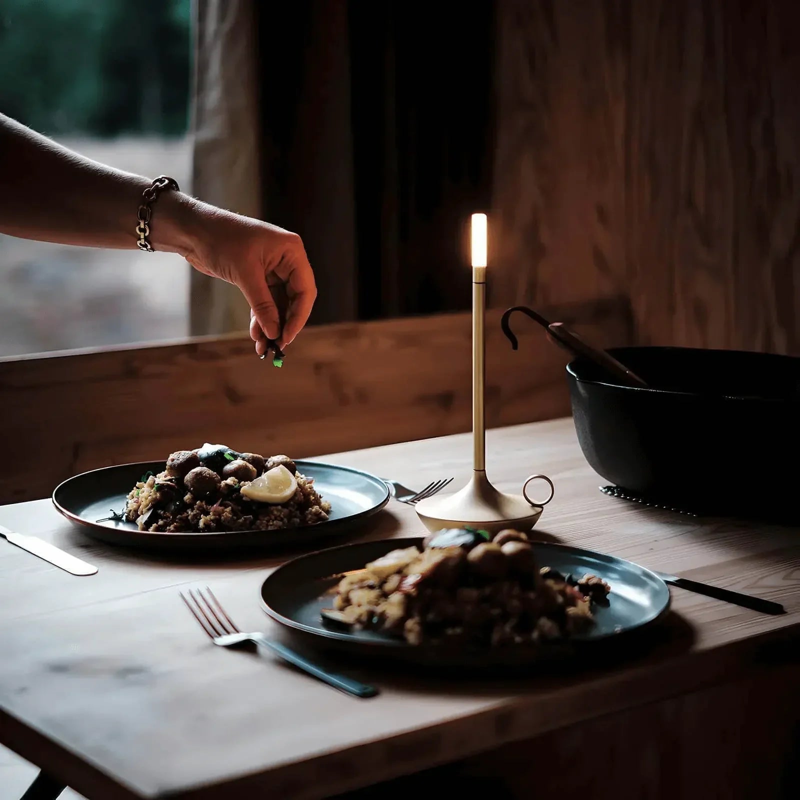 Skandinavische Kandelaar Lampe