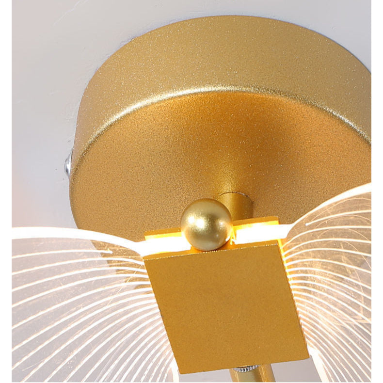 Nordische Luxus -Schmetterlingswandlampe
