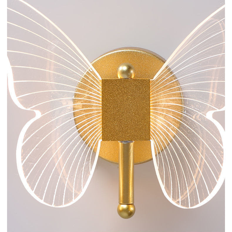 Nordische Luxus -Schmetterlingswandlampe