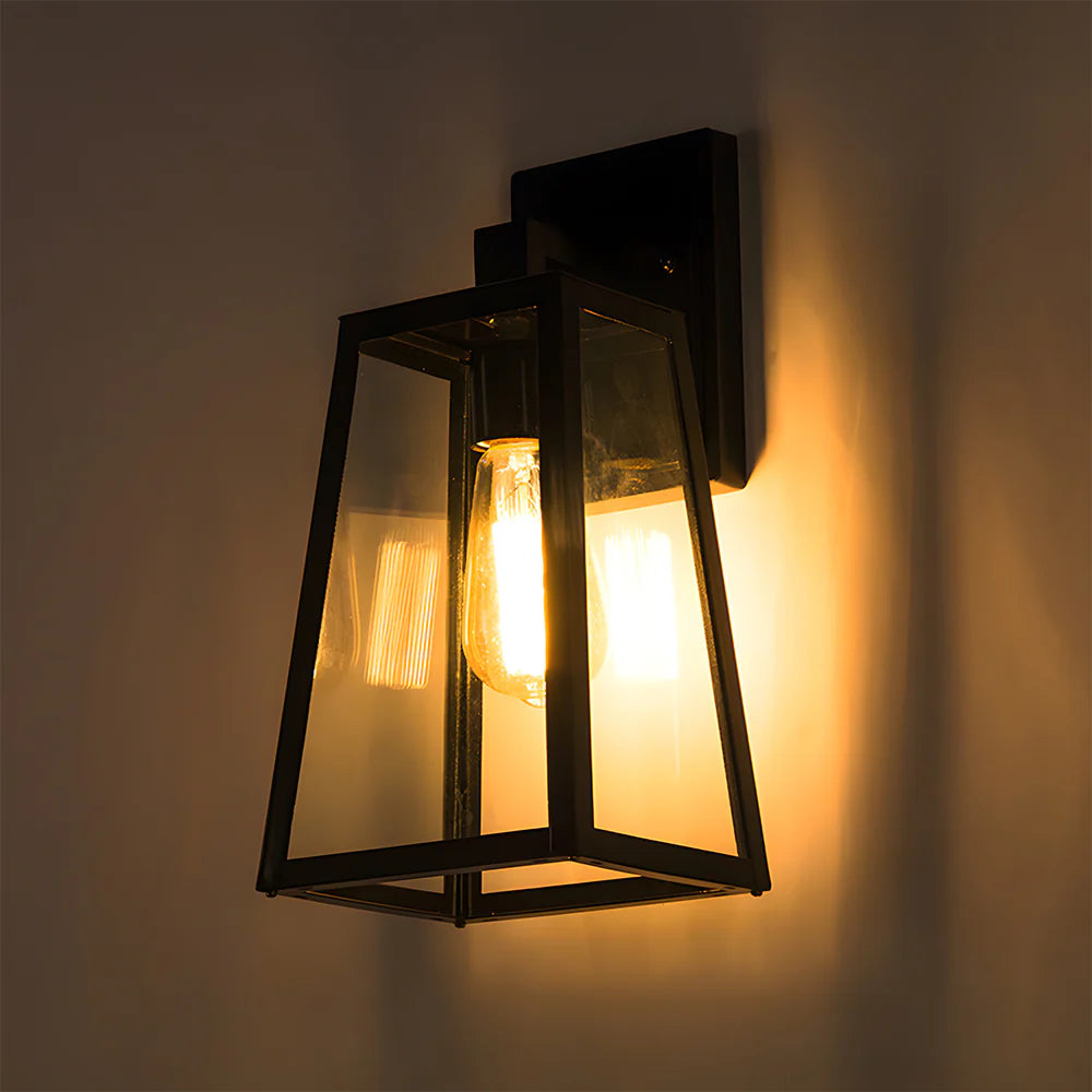 Retro nordische industrielle Wandlampe im Freien